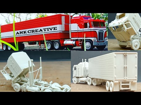 Full Videos!!! I built a kenworth k100 Aerodyne truck out of PVC | Handmade