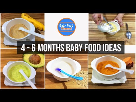 4 Month Baby Food | Baby Puree Recipes