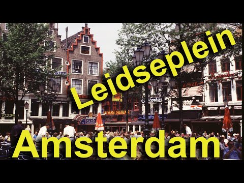 Amsterdam Leidseplein, canals, streets, parks, Netherlands