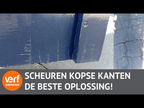 Hoe repareer je scheuren in kopse kanten van je houtwerk?