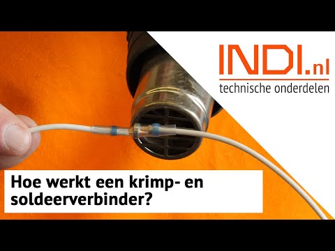 Hoe werkt een krimp- en soldeerverbinder?